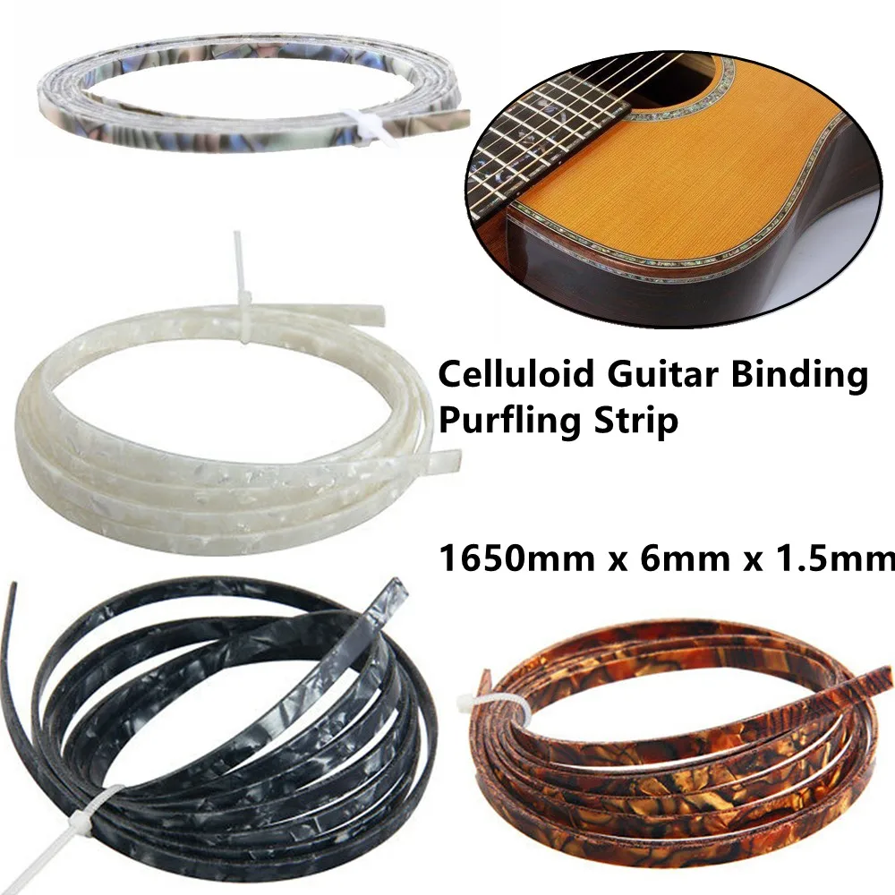 Guitar Binding Purfling Strip Guitarra Luthier Tool For Acoustic Classical Guitars 1650x6x1.5mm Musical Instrument Accessories
Guitar Binding Purfling Strip Guitarra Luthier Tool For Acoustic Classical Guitars 1650x6x1.5mm Musical Instrument Accessories