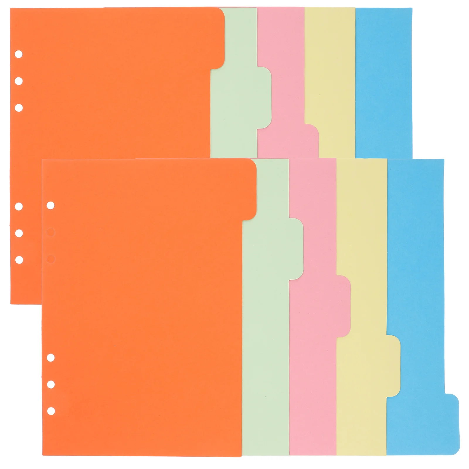 2/1 Set -ring 3 Ring Binder Dividers A5 Index Classified Lables 6-Holes Colorful Filler Project Sorter Pages for Plastic
2/1 Set -ring 3 Ring Binder Dividers A5 Index Classified Lables 6-Holes Colorful Filler Project Sorter Pages for Plastic