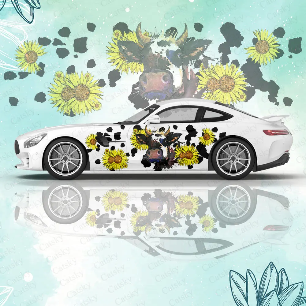 Sunflower Cow Print Custom Car Sticker Decal Hood Door Body Vinyl Sticker Graphic Wrap New Car Sticker Decoration Accessories
Sunflower Cow Print Custom Car Sticker Decal Hood Door Body Vinyl Sticker Graphic Wrap New Car Sticker Decoration Accessories