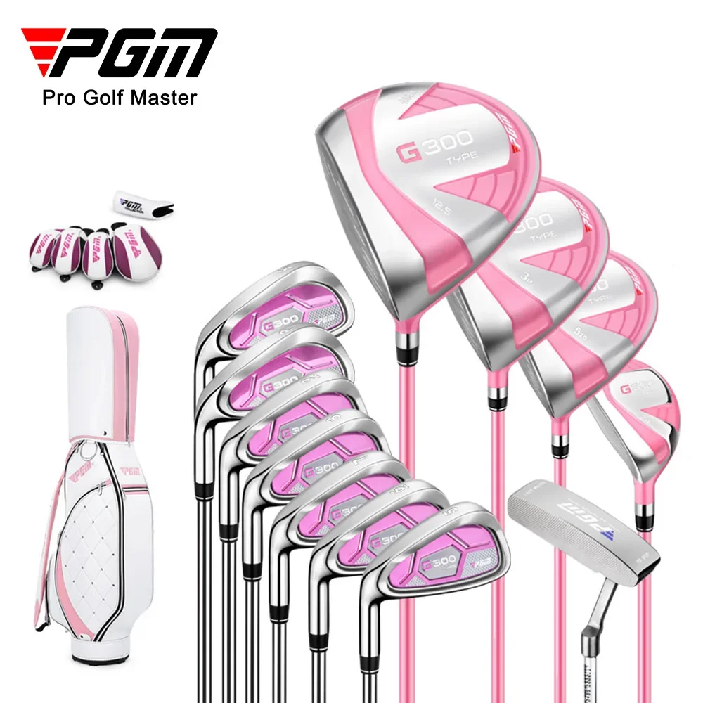 

PGM Golf Club Women's Left Hand Cover Titanium Alloy 1 Wood Full Set of 12 Pieces