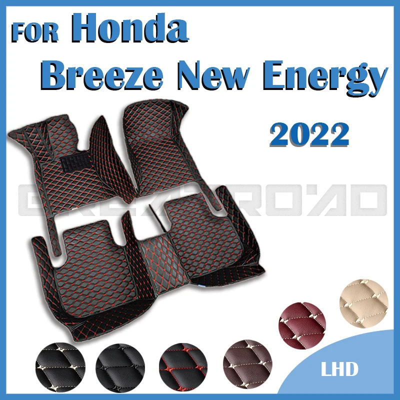 

Car Floor Mats For Honda Breeze New Energy 2022 Custom Auto Foot Pads Automobile Carpet Cover Interior Accessories