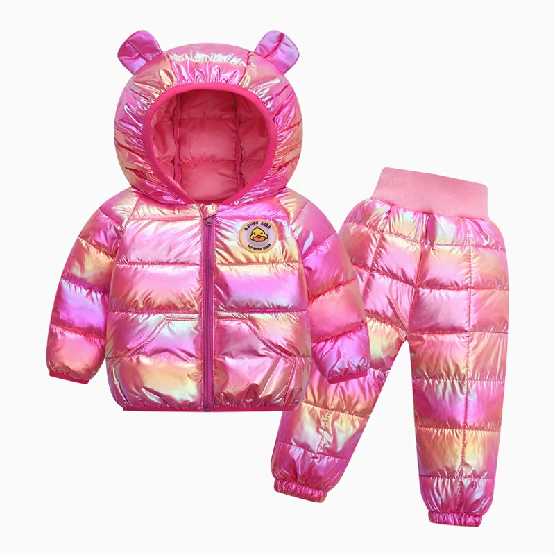 2023 New Winter Boys Girls Down Clothing Set Cartoon Duck Bright And Aright Keep Warm Hooded Jacket + Pants 2Pcs Kids Outfit
2023 New Winter Boys Girls Down Clothing Set Cartoon Duck Bright And Aright Keep Warm Hooded Jacket + Pants 2Pcs Kids Outfit
