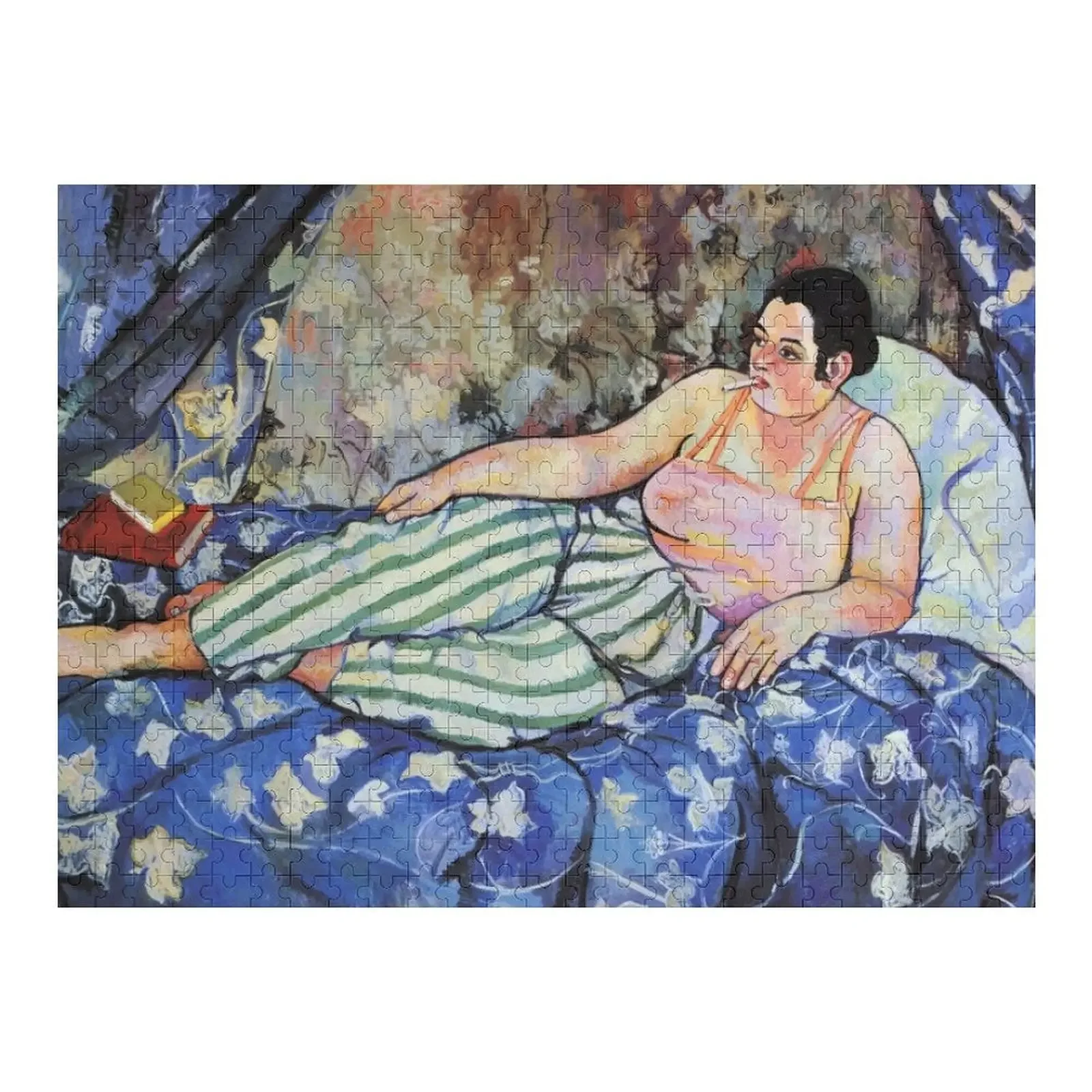 

Suzanne Valadon - The Blue Room (1923) Jigsaw Puzzle Picture Iq Puzzle