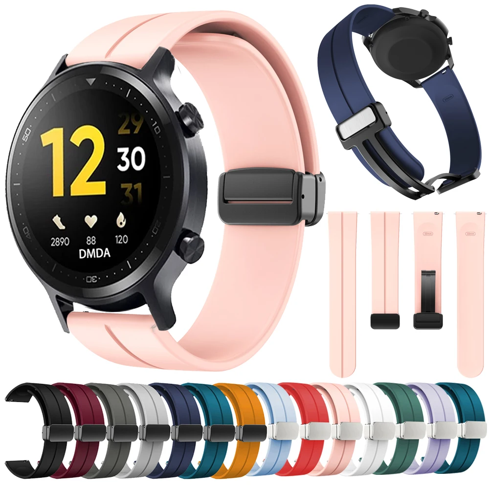 Ремешок спортивный с магнитной застежкой для Realme Watch 2 / 3 Pro, силиконовый браслет для Realme Watch S Pro/realme watch, 20 мм/22 мм
Ремешок спортивный с магнитной застежкой для Realme Watch 2 / 3 Pro, силиконовый браслет для Realme Watch S Pro/realme watch, 20 мм/22 мм