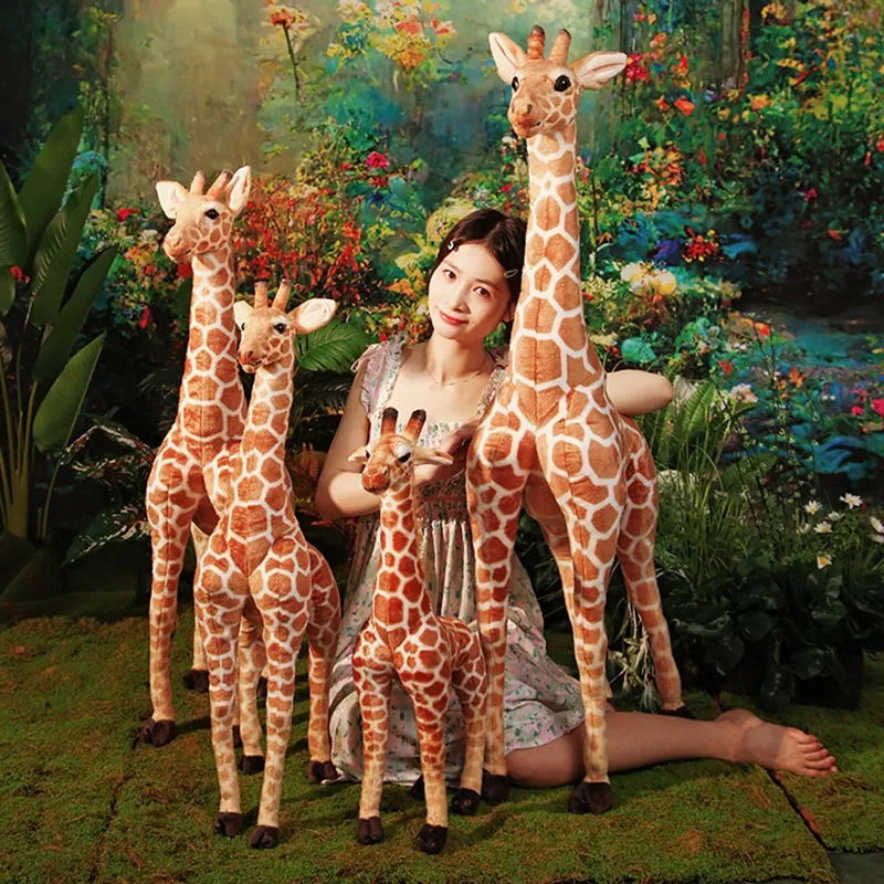 60-80cm Giraffe Realistic Model Room Decor High Quality Real Life Photo Props Dolls Giant Stuffed Animal Lifelike Huge Soft Toys
60-80cm Giraffe Realistic Model Room Decor High Quality Real Life Photo Props Dolls Giant Stuffed Animal Lifelike Huge Soft Toys