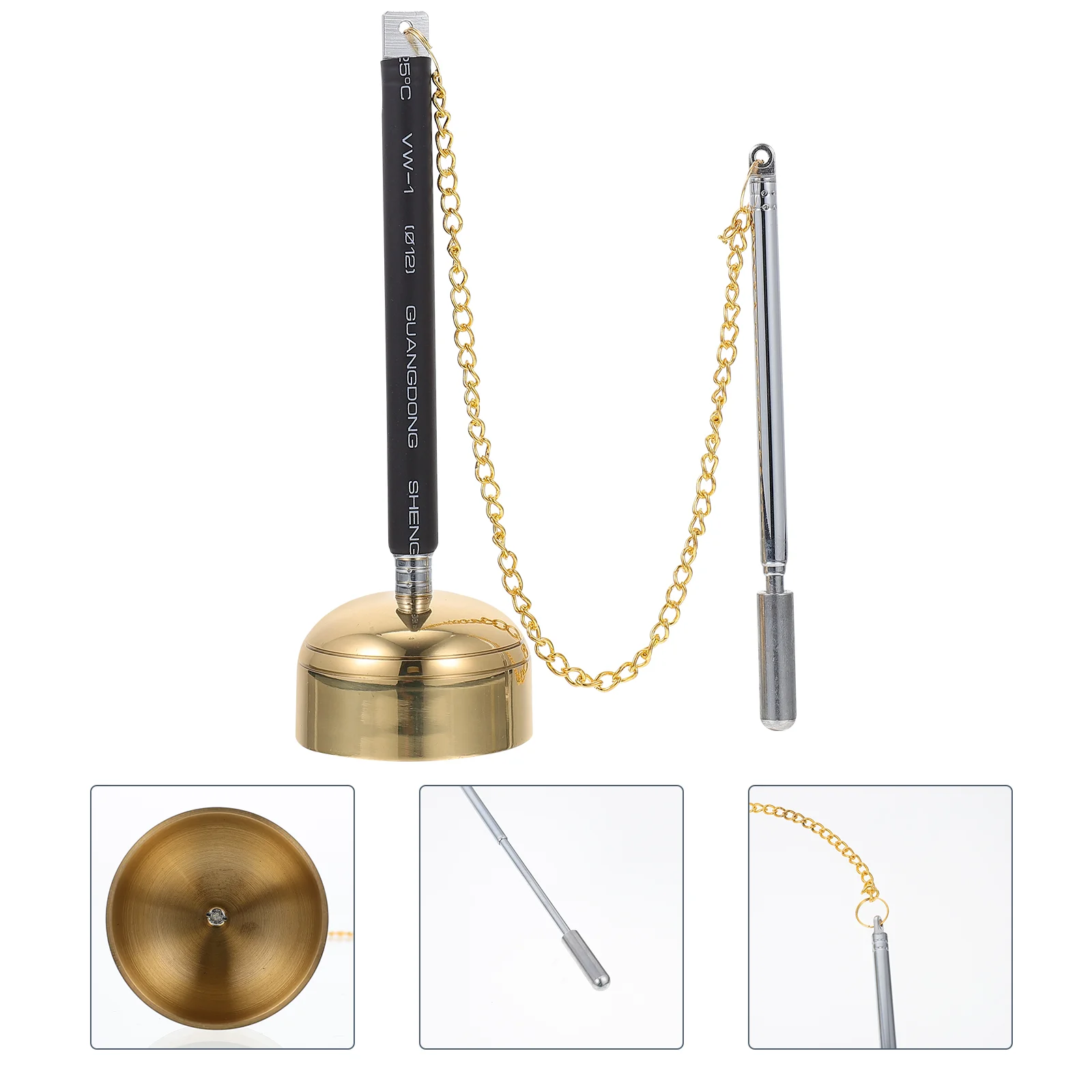 Telescopic Chime Temple Using Tool Decor Handbell Instrument Dharma Ritual Utensil Buddha
Telescopic Chime Temple Using Tool Decor Handbell Instrument Dharma Ritual Utensil Buddha
