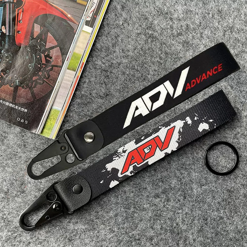 

For ADV Keychain Motorcycle Accessories Key Chain Moto Adventure Keyring Honda ADV150 ADV160 ADV350 150 160 350 2022 2023 2024
