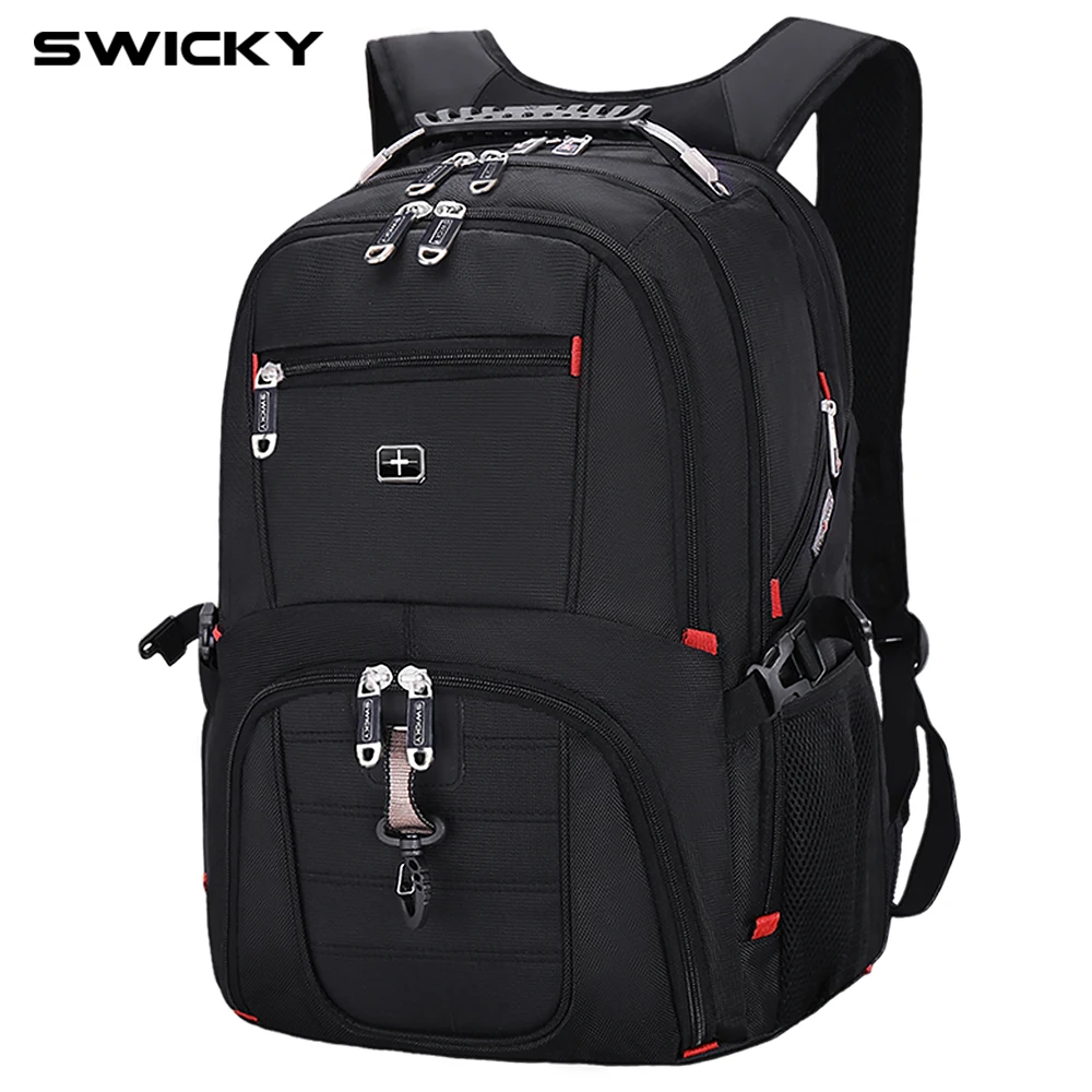 

SWICKY Multi-functional Backpacks Men Casual Travel Backpack Large Capacity Waterproof Fashion Rucksacks