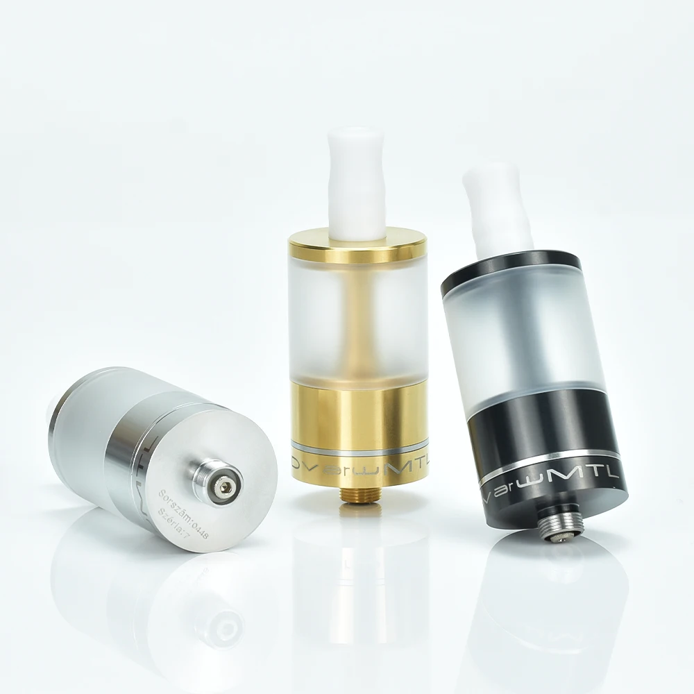 

Dvarw MTL RTA Rebuildable Tank 5ml Atomizer 22mm Diameter single coils rta tank 316ss vs YFTK Flash e-Vapor V4.5S+ rta