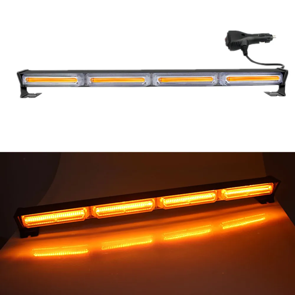 

12-24V COB LED Strobe Lights Car Truck Emergency Warning Light for Car Windshield Flash Dash Police Fireman Signal Lamp