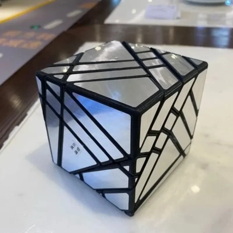 Calvin's Puzzle 4x4 Cube Ghost Cube 4x4x4 Black Body with Silver Label (Lee Mod) Cast Coated Magic Cube Funny Toys for Kids
Calvin's Puzzle 4x4 Cube Ghost Cube 4x4x4 Black Body with Silver Label (Lee Mod) Cast Coated Magic Cube Funny Toys for Kids