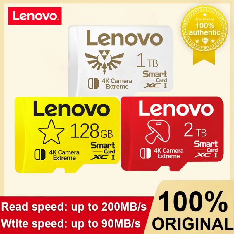 Lenovo 2TB Memory Card High Speed A2 Micro TF Sd Card 1TB SD TF Card Cartao De Memoria 128GB Flash SD Card For Nintendo Switch
Lenovo 2TB Memory Card High Speed A2 Micro TF Sd Card 1TB SD TF Card Cartao De Memoria 128GB Flash SD Card For Nintendo Switch
