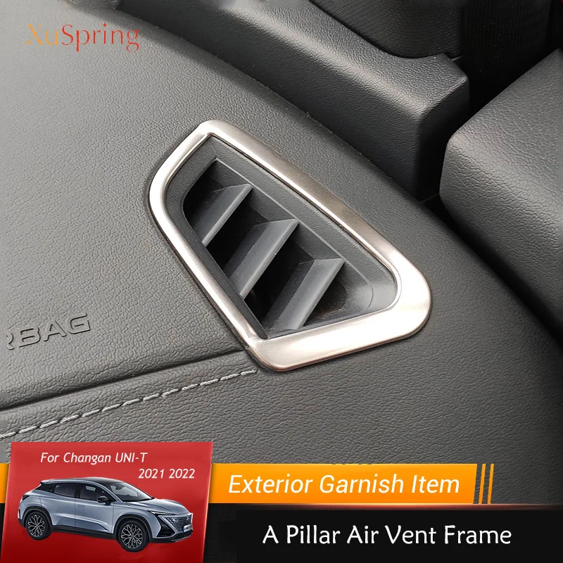Car A Pillar Air Outlet Bezel Trim Ring Frame Stickers Inner Garnish Styling For Changan UNI-T 2021 2022
Car A Pillar Air Outlet Bezel Trim Ring Frame Stickers Inner Garnish Styling For Changan UNI-T 2021 2022