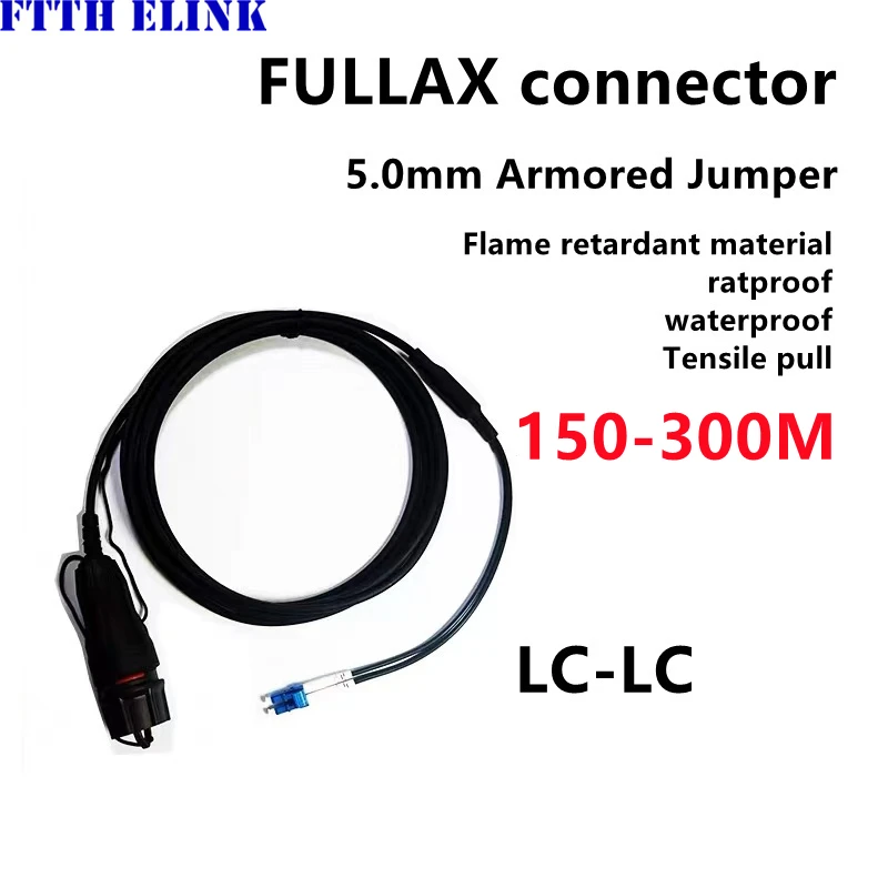 Двухъядерный бронированный Джампер Fullax 150-300 м SM LC к FC SC ST 5,0 мм двухъядерный наружный оптоволоконный Соединительный шнур одномодовый 200 м 250 м
Двухъядерный бронированный Джампер Fullax 150-300 м SM LC к FC SC ST 5,0 мм двухъядерный наружный оптоволоконный Соединительный шнур одномодовый 200 м 250 м