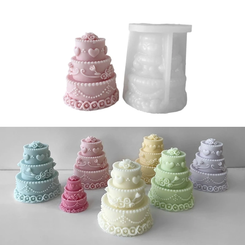 Multilayer Cake Shape Epoxy Resin Mold Party Scented Candle Silicone Mold DIY Decoration Table Ornament Tool Baking Mold
Multilayer Cake Shape Epoxy Resin Mold Party Scented Candle Silicone Mold DIY Decoration Table Ornament Tool Baking Mold