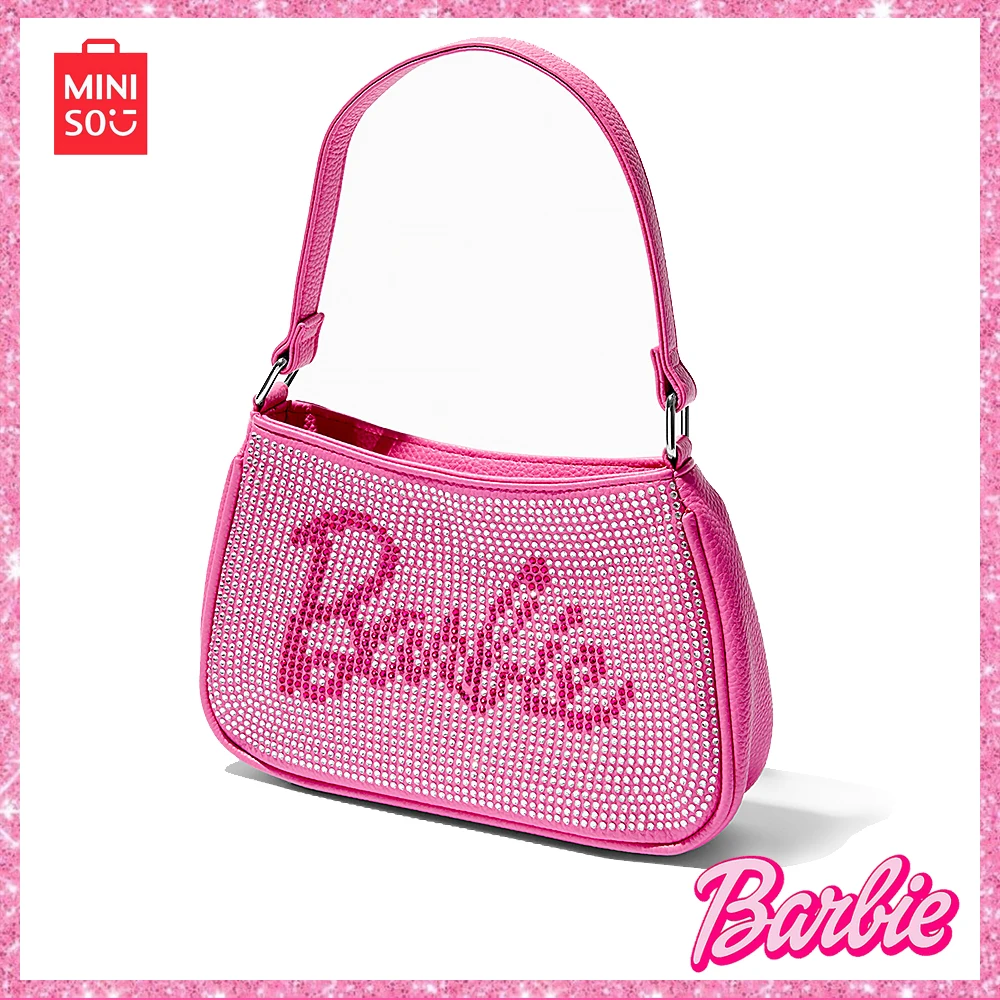 2023 New Miniso Barbie Authentic Diamond Pink Fashion Brand Ins Goddess Shoulder Bag for Girls' Birthday and Christmas Gift
2023 New Miniso Barbie Authentic Diamond Pink Fashion Brand Ins Goddess Shoulder Bag for Girls' Birthday and Christmas Gift