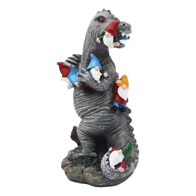 Dinosaur Gnomes Garden Statue Anti-Fade Cute Realistic Gnome Dinosaur Statue Halloween Statues Resin Craft Lawn Ornament Gift
Dinosaur Gnomes Garden Statue Anti-Fade Cute Realistic Gnome Dinosaur Statue Halloween Statues Resin Craft Lawn Ornament Gift