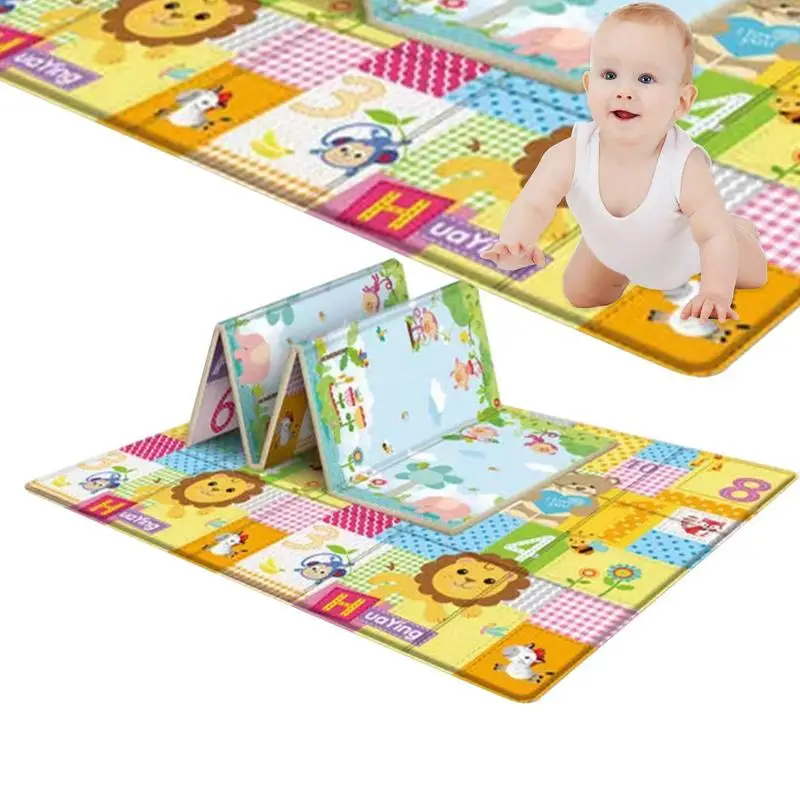 

Children's Play Mat Kid's Thickened Game Mat Convenient And Hygienic Playmat Supplies For Living Room Bedroom Balcony And Park