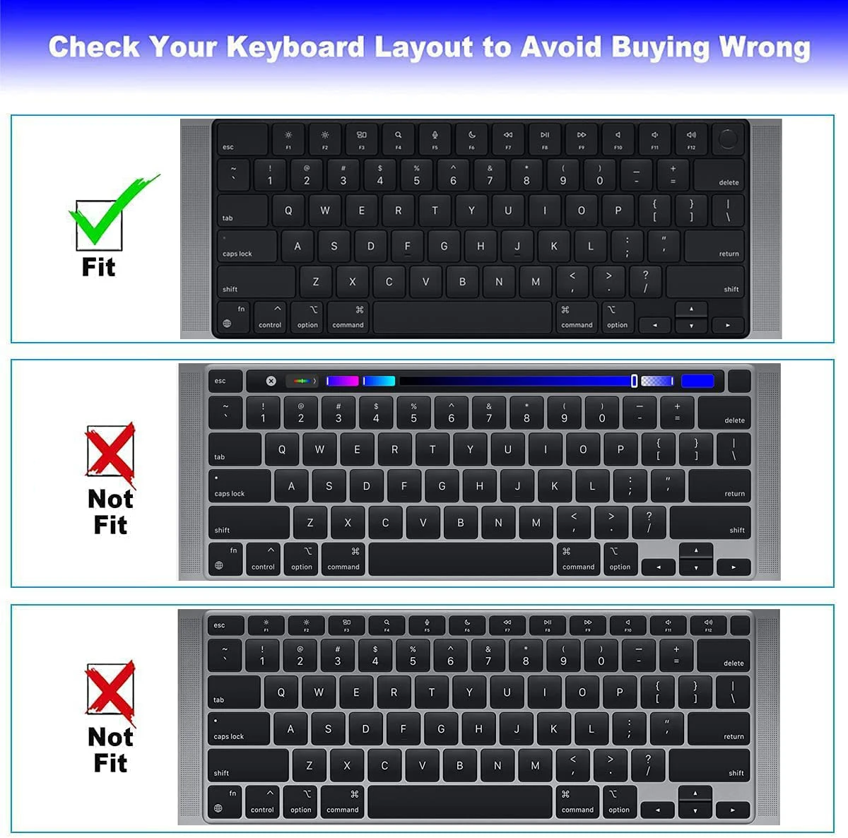 TPU Keyboard Cover Light Beige Ultra Thin Protector Compatible with For MacBook Air 15