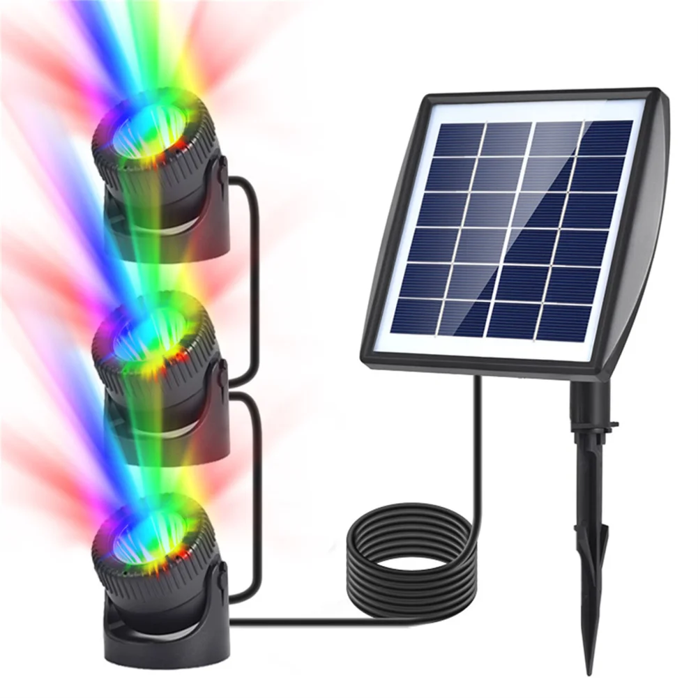Solar Pond Lights, IP68 Waterproof Fountain Lights, LED RGB LED Underwater Spotlights Color Changing Submersible Fountain Lights
Solar Pond Lights, IP68 Waterproof Fountain Lights, LED RGB LED Underwater Spotlights Color Changing Submersible Fountain Lights