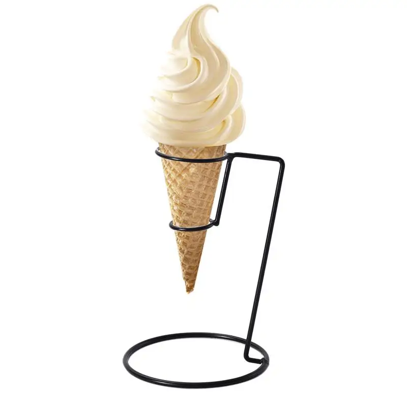 Ice Cream Cone Holder Iron Ice Cream Holder Stand For Cold Drink Shop Black Restaurant Decorative Rack Cone Cupcakes Holder
Ice Cream Cone Holder Iron Ice Cream Holder Stand For Cold Drink Shop Black Restaurant Decorative Rack Cone Cupcakes Holder