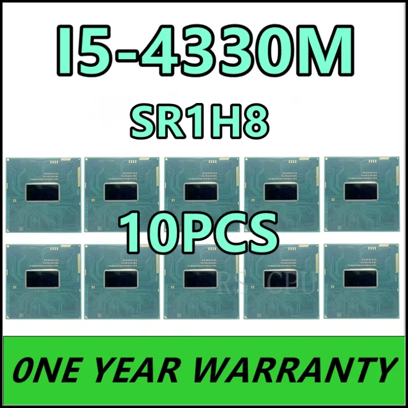 10 шт I5-4330M I5 4330M SR1H8 2,8 ГГц двухъядерный четырехпоточный процессор 3M 37 Вт Soket G3/RPGA946B
10 шт I5-4330M I5 4330M SR1H8 2,8 ГГц двухъядерный четырехпоточный процессор 3M 37 Вт Soket G3/RPGA946B