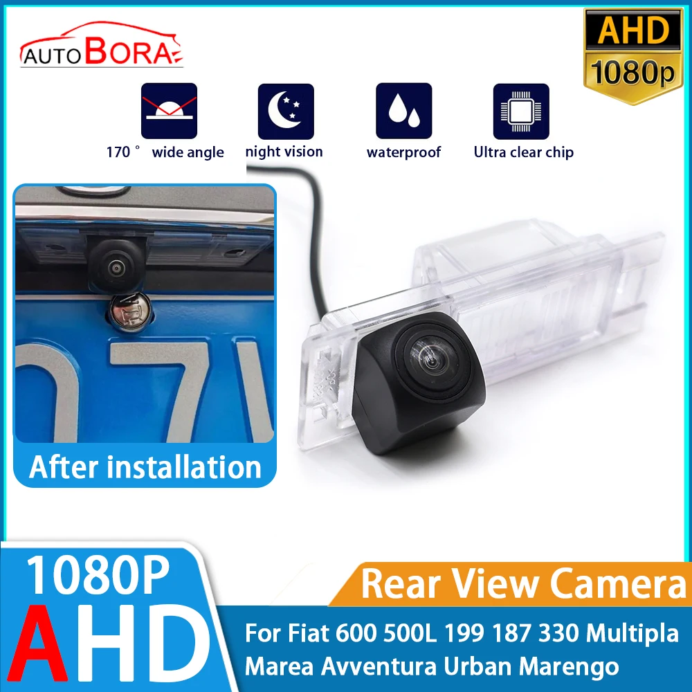 Reverse Parking Car Rear View Camera AHD 1080P Night Vision for Fiat 600 500L 199 187 330 Multipla Marea Avventura Urban Marengo
Reverse Parking Car Rear View Camera AHD 1080P Night Vision for Fiat 600 500L 199 187 330 Multipla Marea Avventura Urban Marengo