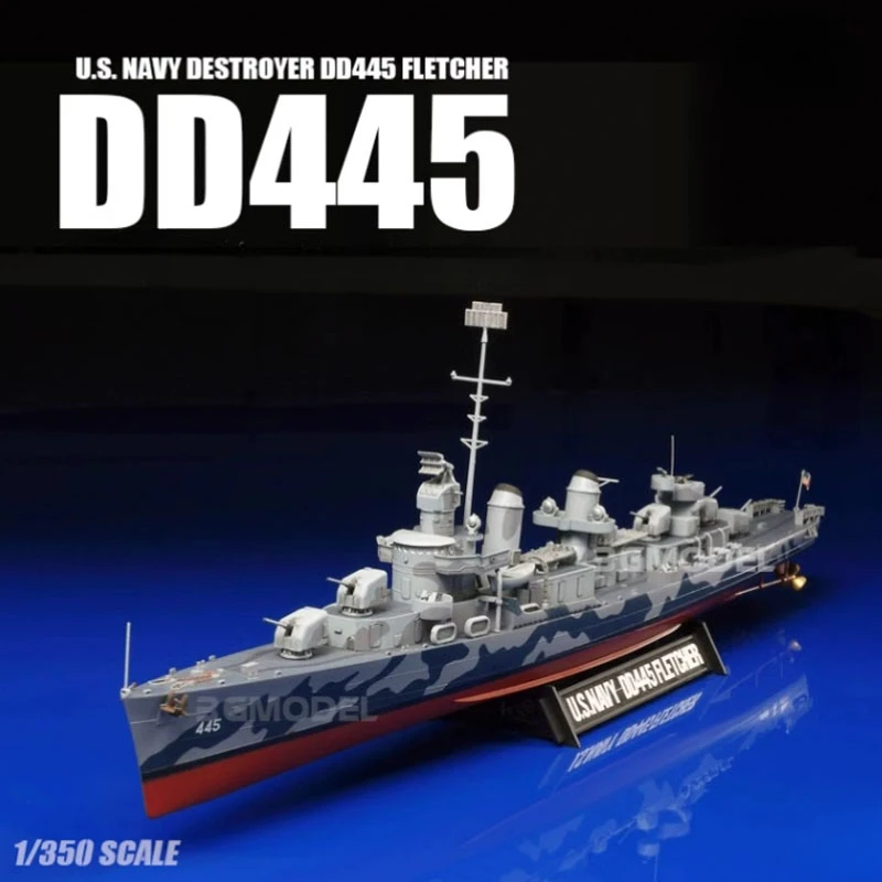 

1/350 American DD-445 Fletcher Destroyer Assembled Model Kit DIY Handmade Ship Model Toy Gift Navy Warship Aircraft Carrier Kit
