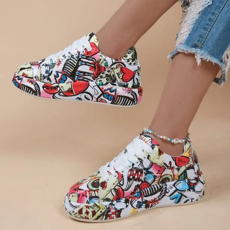 2023 Hot Sale Shoes Female Color Matching Women's Vulcanize Shoes Outdoor Women Sneakers Lace Up Platform Ladies Casual Shoes
2023 Hot Sale Shoes Female Color Matching Women's Vulcanize Shoes Outdoor Women Sneakers Lace Up Platform Ladies Casual Shoes