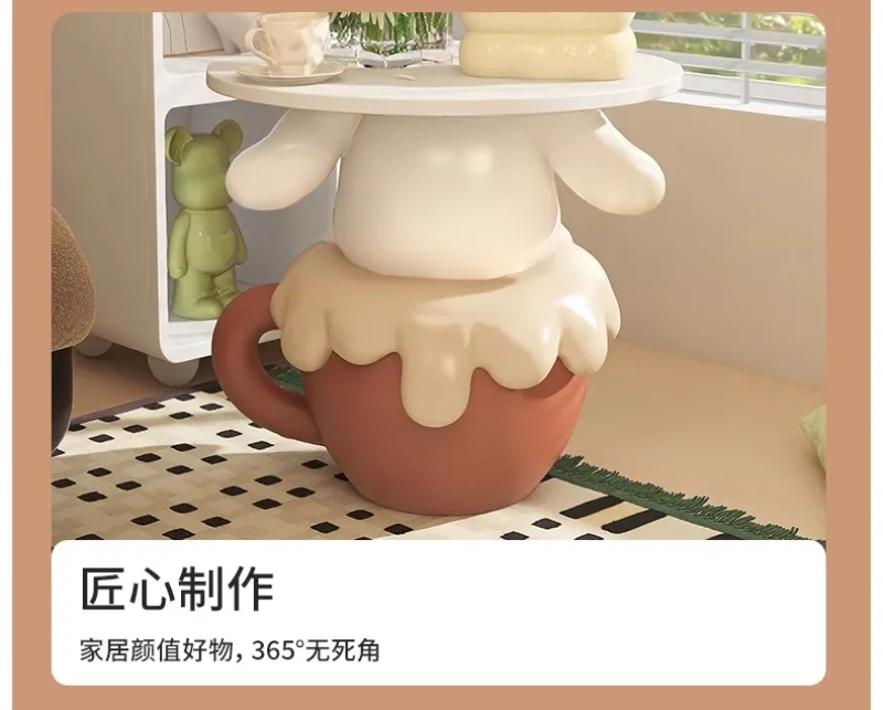 Ins Style Cartoon Teacup Dog Next To Sofa Bedside Table Living Room TV Cabinet Shelf Floor-standing Ornaments Home Decoration Ins Style Cartoon Teacup Dog Next To Sofa Bedside Table Living Room TV Cabinet Shelf Floor-standing Ornaments Home Decoration
