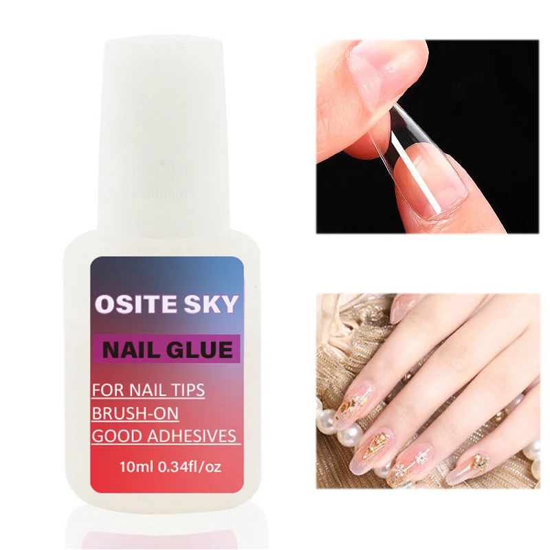 

10ml Nail Glue Extra Strong Professional Rhinestone Glue Fake Nail Tips Decoration Adhesive False Nail Glue For Artificial Nails