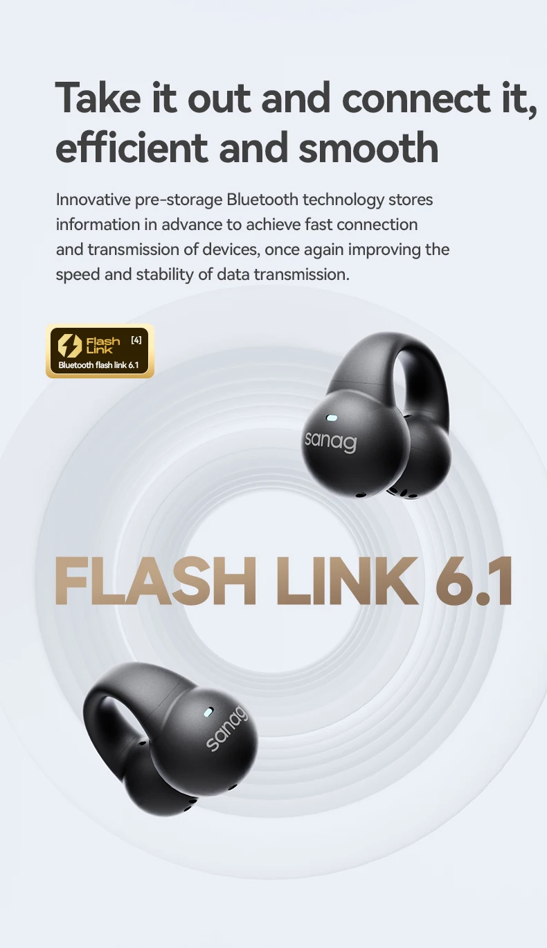 Sanag S2 Pro Smart Screen Bluetooth Earphone Ear Clip Headset Wireless Open Ear TWS Sports Headphones Hifi Sound Earclip Earbuds Sanag S2 Pro Smart Screen Bluetooth Earphone Ear Clip Headset Wireless Open Ear TWS Sports Headphones Hifi Sound Earclip Earbuds