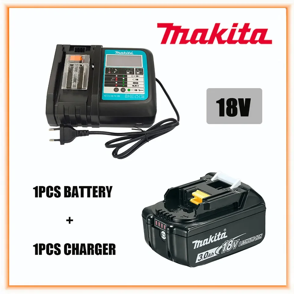 100% Original Makita 18V 3.0Ah Rechargeable Power Tools Battery with LED Li-ion Replacement LXT BL1860B BL1860 BL1850
100% Original Makita 18V 3.0Ah Rechargeable Power Tools Battery with LED Li-ion Replacement LXT BL1860B BL1860 BL1850