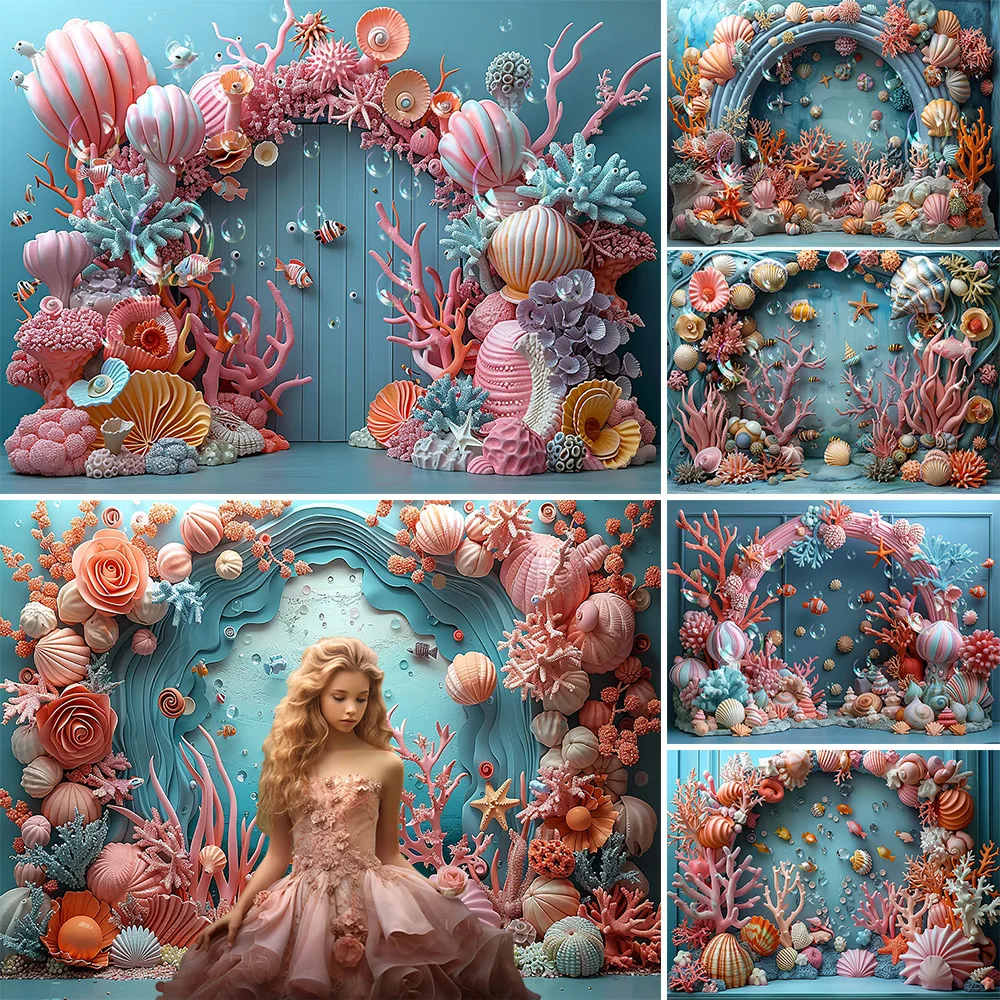 Kids Dream Underwater Birthday Party Background Decor Colorful Coral Arch Door Bubble Blue Backdrop Baby Show Photo Studio Prop
Kids Dream Underwater Birthday Party Background Decor Colorful Coral Arch Door Bubble Blue Backdrop Baby Show Photo Studio Prop