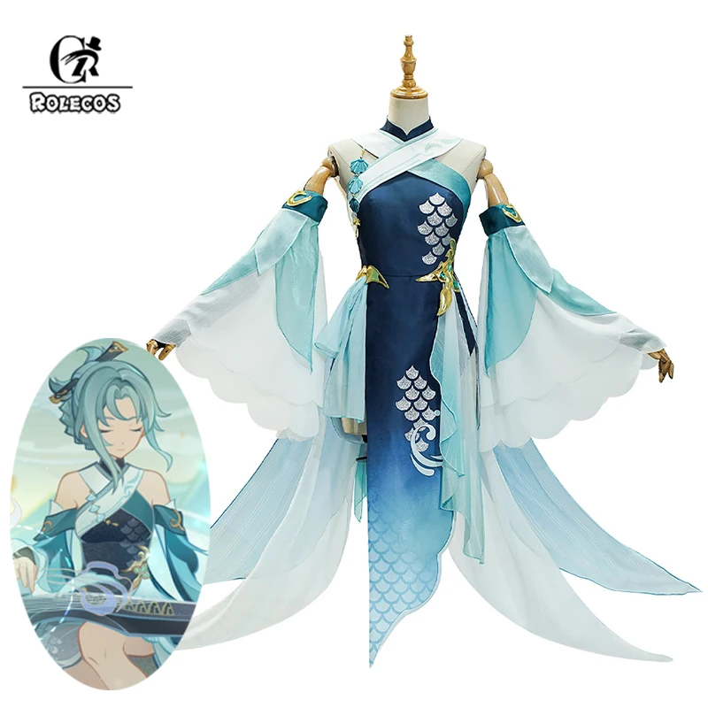 ROLECOS Game Genshin Impact Madame Ping Cosplay Costume Women Dress Pinger Uniform Halloween Role Play Outfit
ROLECOS Game Genshin Impact Madame Ping Cosplay Costume Women Dress Pinger Uniform Halloween Role Play Outfit