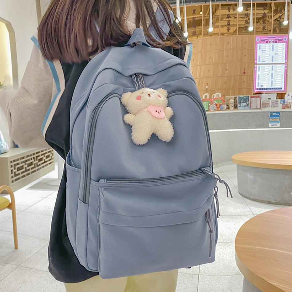 

Cute School Backpack Purses for Teenagers Girls Women Nylon Softback Book School Bagpack Fashion Travel Rucksack Satchel Mochila