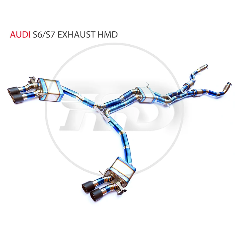 Titanium Alloy Exhaust Pipe Manifold Downpipe for Audi S6 S7 S8 Auto Modification Electronic Valve
Titanium Alloy Exhaust Pipe Manifold Downpipe for Audi S6 S7 S8 Auto Modification Electronic Valve