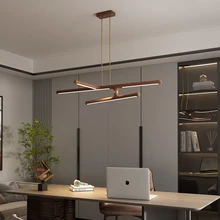Nordic Living Room Lighting Creative All Copper Modern LED Light Luxury Simple Black Walnut Solid Wood Dining Room Chandelier
Nordic Living Room Lighting Creative All Copper Modern LED Light Luxury Simple Black Walnut Solid Wood Dining Room Chandelier