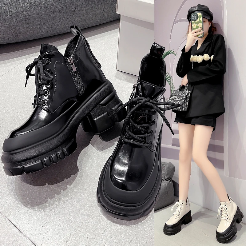 2023 New Women Cross Tied Platform Goth Ankle Shoes High Heels Chunky Gladiator Fashion Winter Warm Chelsea Boots
2023 New Women Cross Tied Platform Goth Ankle Shoes High Heels Chunky Gladiator Fashion Winter Warm Chelsea Boots
