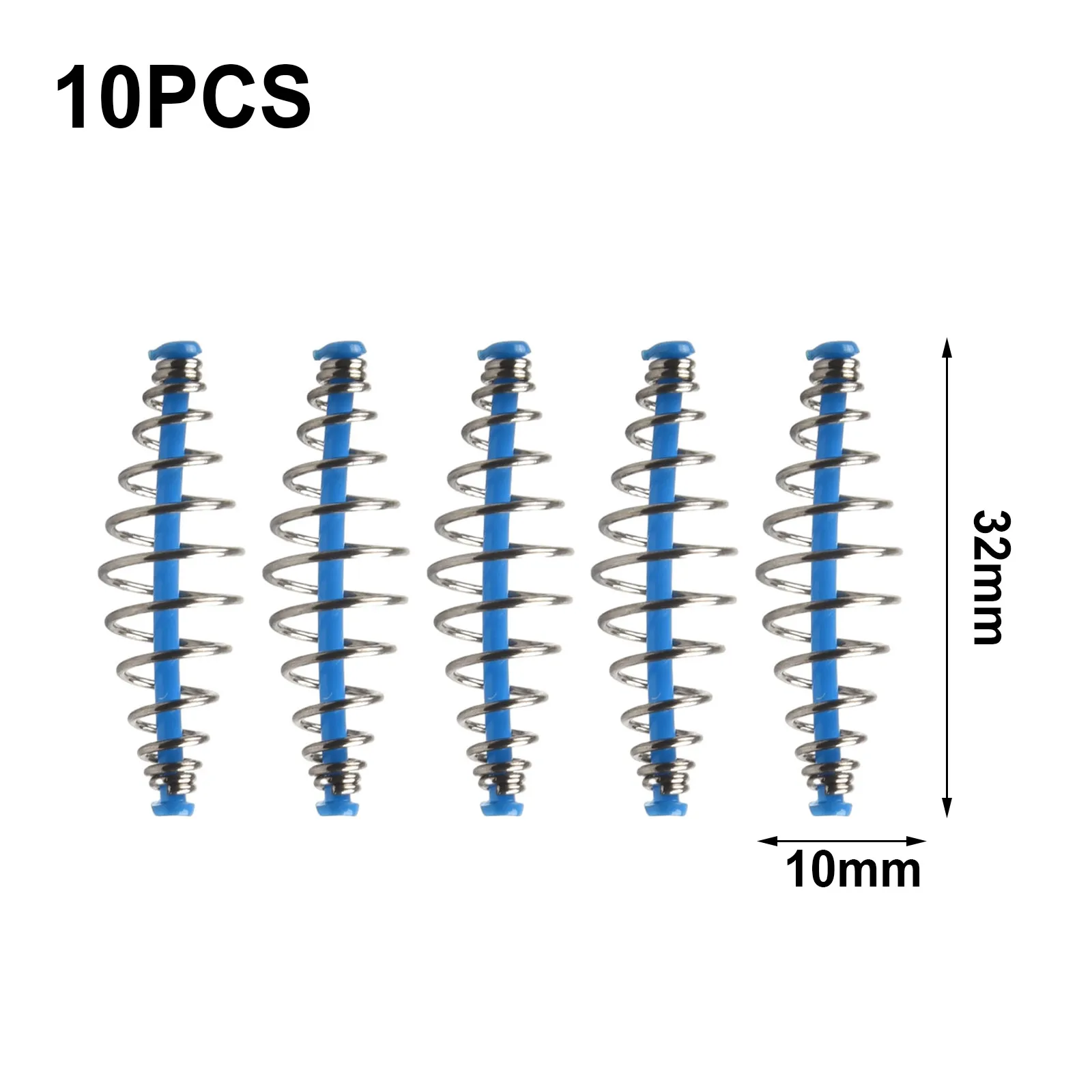 Spring Feeder Heavy Duty Inline Method Feeders with Coiled Springs Perfect for Carp and Course Anglers (10pcs)
Spring Feeder Heavy Duty Inline Method Feeders with Coiled Springs Perfect for Carp and Course Anglers (10pcs)