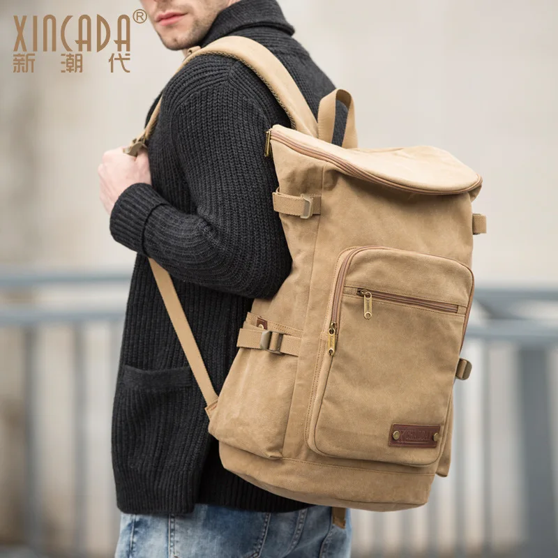 Rucksacks Outdoor Backpack Computer Bag Leisure Travel Men's Backpack Canvas Schoolbag large Capacity Sports Travel Backpack
Rucksacks Outdoor Backpack Computer Bag Leisure Travel Men's Backpack Canvas Schoolbag large Capacity Sports Travel Backpack