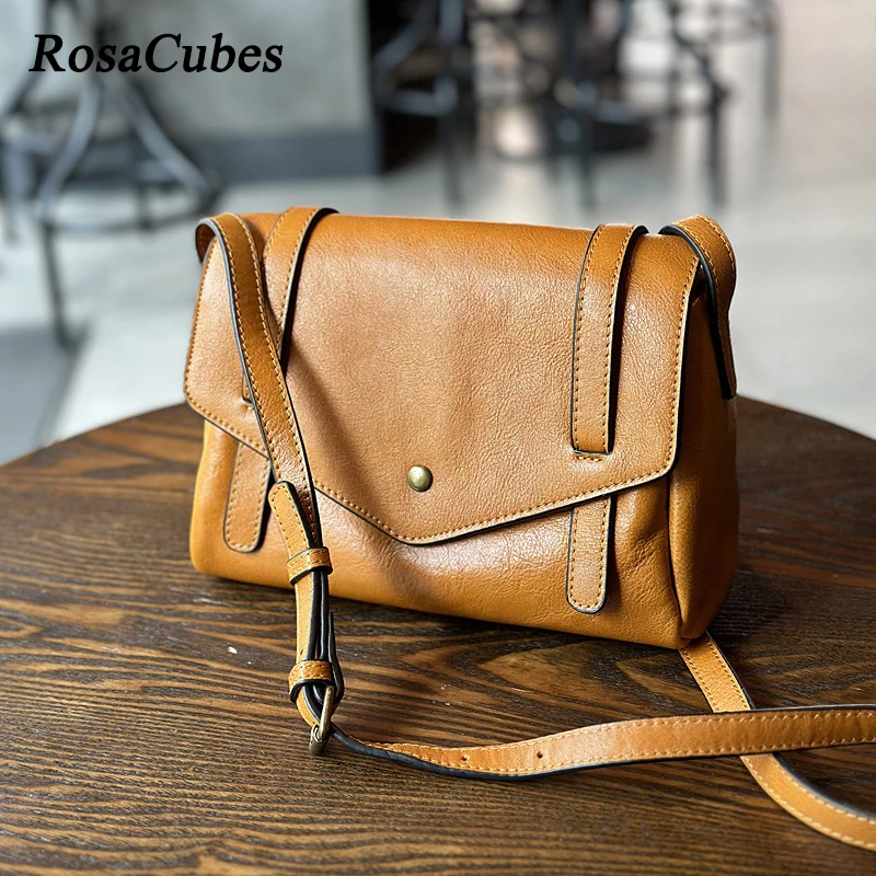 Vintage Simple Genuine Leather Women Bag 2023 New Vintage Shoulder Bags Solid Color Natural Soft Cowhide Messenger Crossbody Bag
Vintage Simple Genuine Leather Women Bag 2023 New Vintage Shoulder Bags Solid Color Natural Soft Cowhide Messenger Crossbody Bag