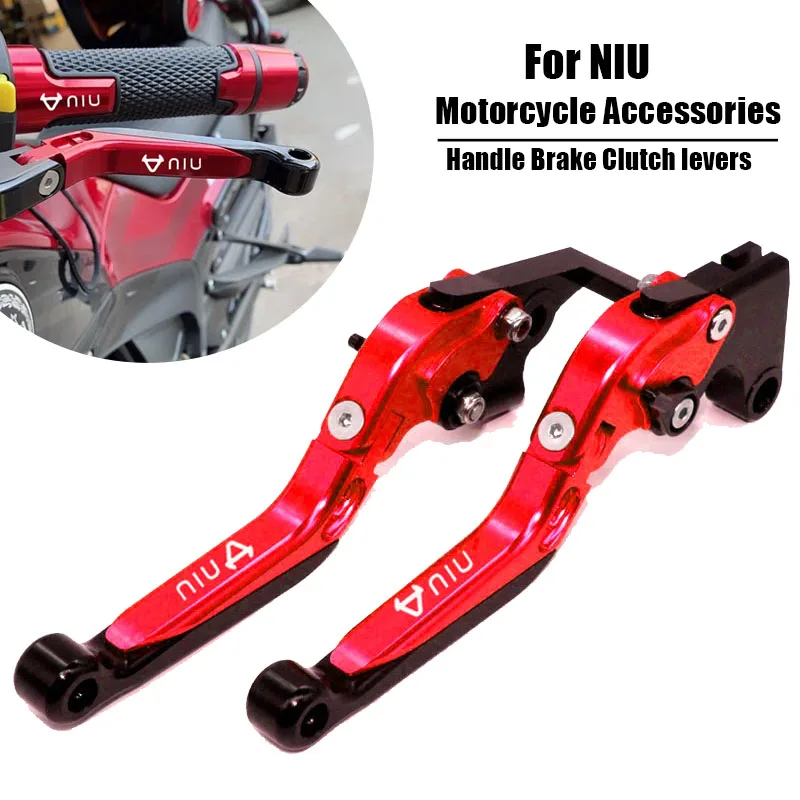 

For NIU N1 N1S M1 U1 M+ NGT U+ U+A U+B Motorcycle Accessories Folding Extendable Brake Clutch Lever Adjustable Extendable