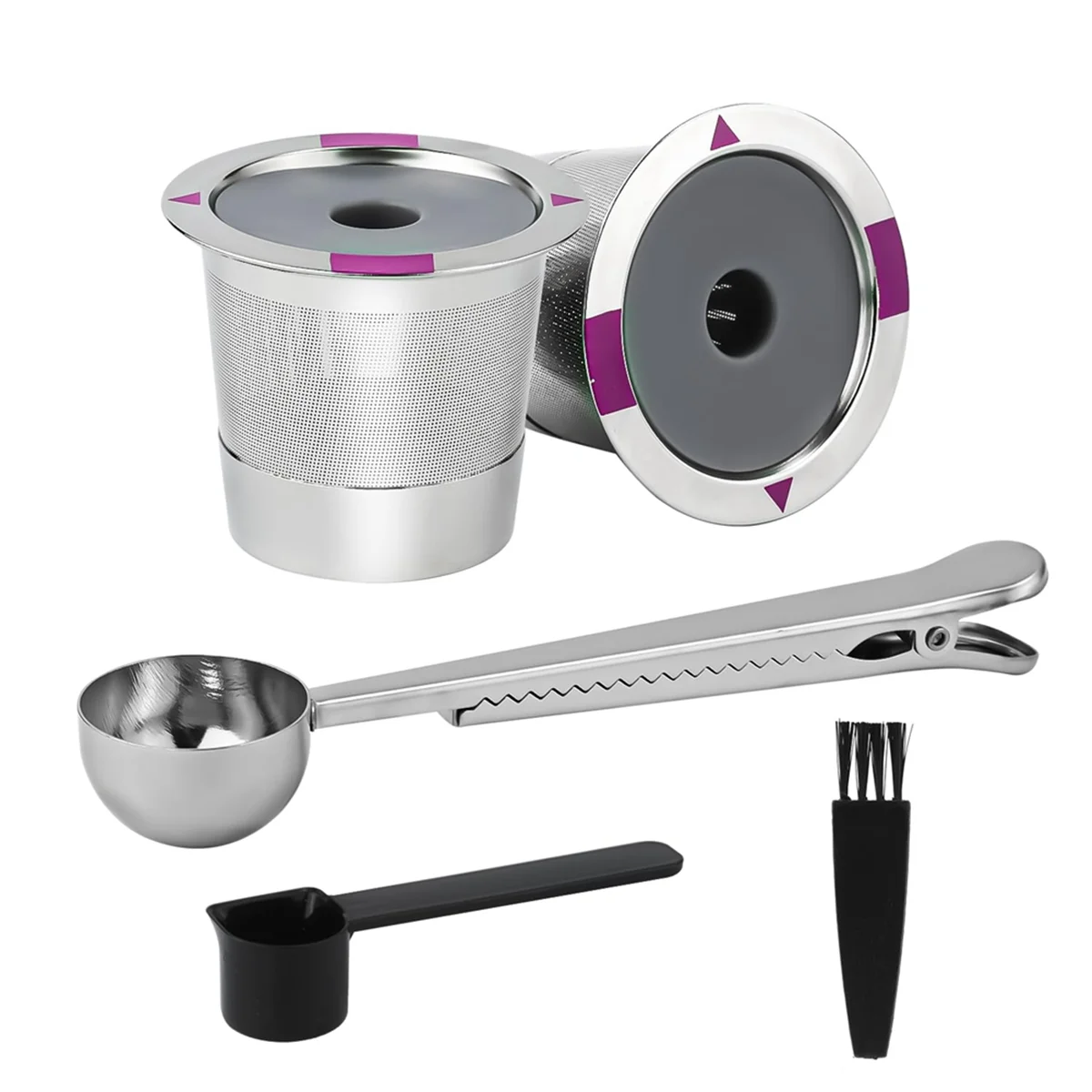 Reusable K Cups Coffee Filter Stainless Steel Reusable K Cups Coffee Pod Filters for 1.0, 2.0
Reusable K Cups Coffee Filter Stainless Steel Reusable K Cups Coffee Pod Filters for 1.0, 2.0
