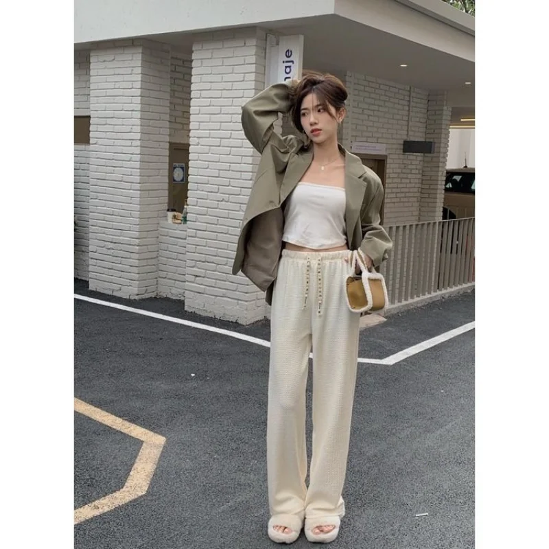 New Fashion High-quality Design Puff Pants Women's Pants Loose Straight Wide-leg Pants Drape Pants Women's Casual Look Thin
New Fashion High-quality Design Puff Pants Women's Pants Loose Straight Wide-leg Pants Drape Pants Women's Casual Look Thin