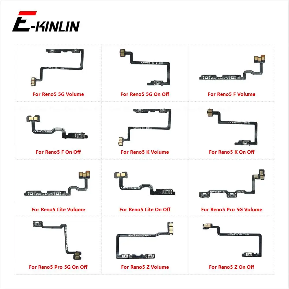Power ON OFF Mute Switch Control Key Volume Button Flex Cable For OPPO Reno5 Pro Lite F K Z 5G Replacement Parts
Power ON OFF Mute Switch Control Key Volume Button Flex Cable For OPPO Reno5 Pro Lite F K Z 5G Replacement Parts
