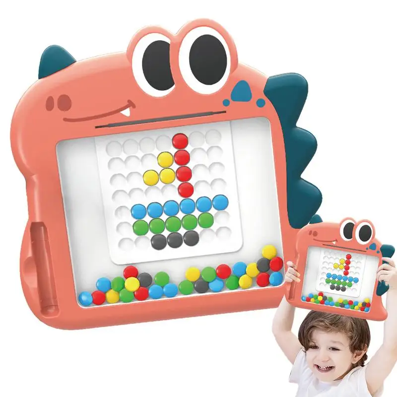 Magnetic Drawing Board For Kids Large Doodle Board With Magnet Beads And Pen Cute Dinosaur Montessori Toys Gift
Magnetic Drawing Board For Kids Large Doodle Board With Magnet Beads And Pen Cute Dinosaur Montessori Toys Gift
