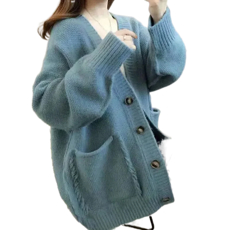 Sweet Harajuku Lazy Wind Women Cardigan Sweater Autumn Winter Fashion V-Neck Casual Korean Long Sleeve Female Y2k Sweater
Sweet Harajuku Lazy Wind Women Cardigan Sweater Autumn Winter Fashion V-Neck Casual Korean Long Sleeve Female Y2k Sweater
