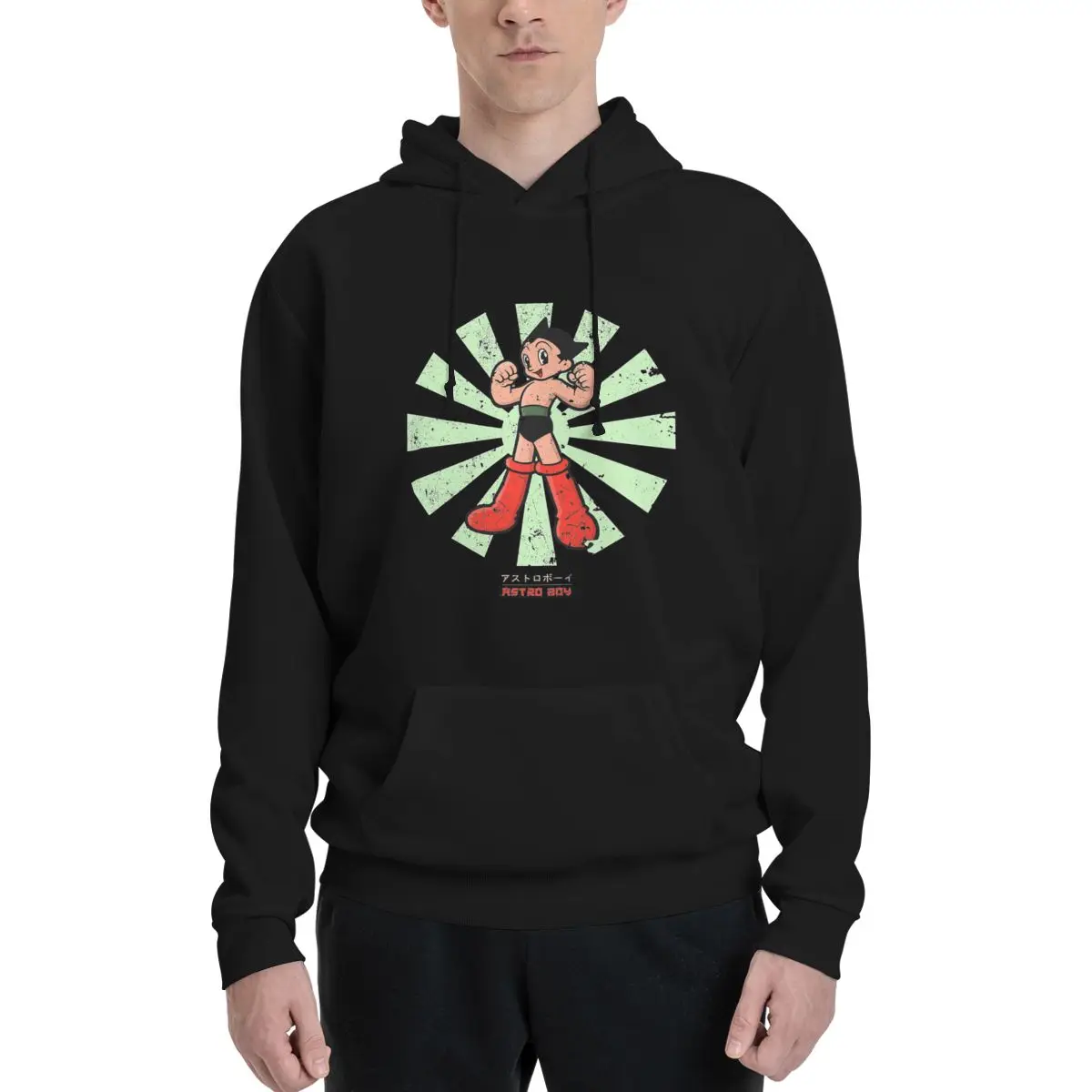 

Tetsuwan Atom Anime Astro Boy Couples Plus Velvet Hooded Sweater Casual Graphic Leisure beautiful With hood pullover High grade