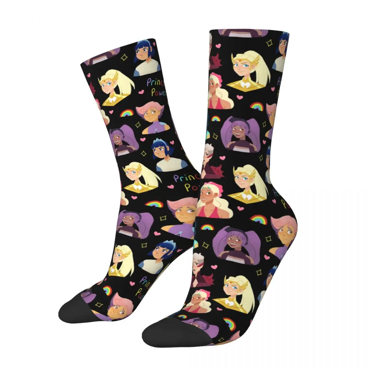 

She-Ra Princess Power (Black) Socks Harajuku High Quality Stockings All Season Long Socks for Man's Woman's Birthday Present